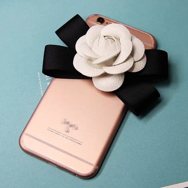 6pcs na veliko primeru Mobilni Telefon DIY Krpo Rose Cvet Dekoracijo Čare
