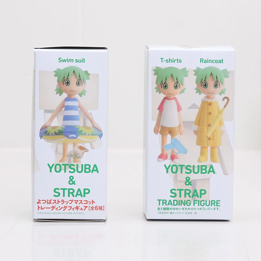 6pcs/set 5.5 cm Yotsuba & Trak Dejanje Trgovanja Slika 1/16 obsega naslikal Yotsuba&! slika Lutke PVC slika Igrače