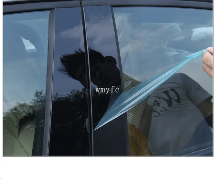6pcs Sijajni PC okno steber nalepke trim fit za leto 2012 13 14 15 2016 2017 2018 2019 Honda CRV CR-V, dodatki