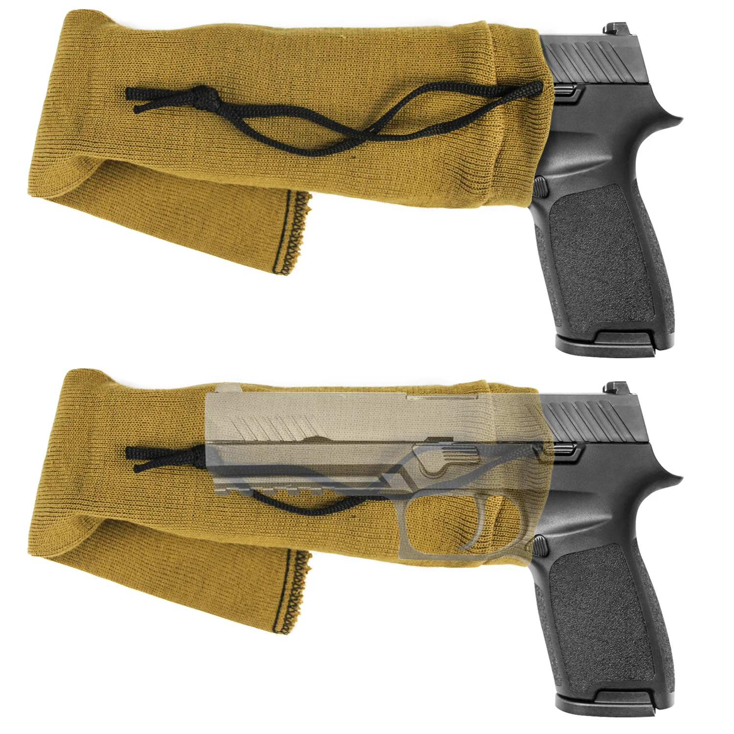 6PCS Silikonski Obravnava Plesti Pištolo Nogavica Za Vzvod Dejanje Puško, pištolo Zajema Primeru Skladiščenja Rokav