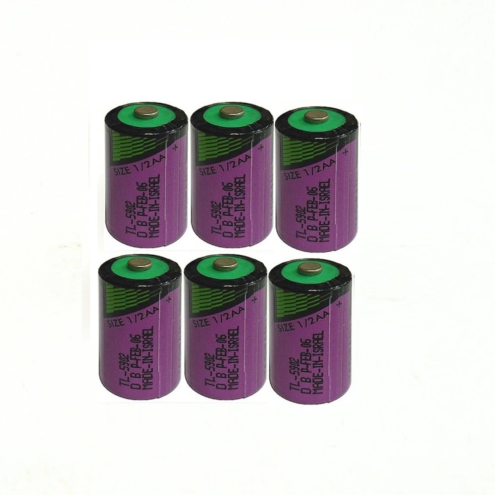 6PCS/VELIKO Novih visoko kakovost TL-5902 1 / 2AA ER14250 SL350 3,6 V 1/2 AA PLC litijeva baterija