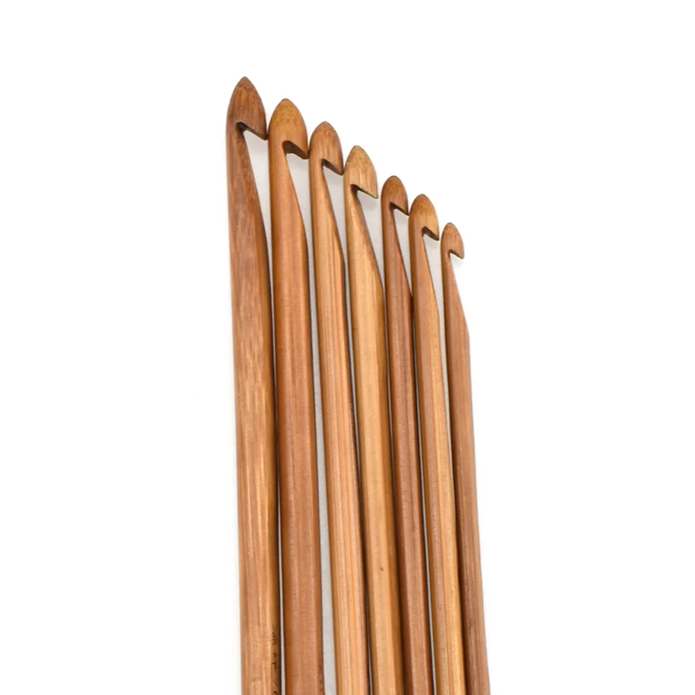 7 Kos/set Bambusa Čarobno Pletenje Igle za Kvačkanje Trnkov velikosti 3.5-6,5 mm za Mamo DIY Ročno pletenje Obrti Needlework