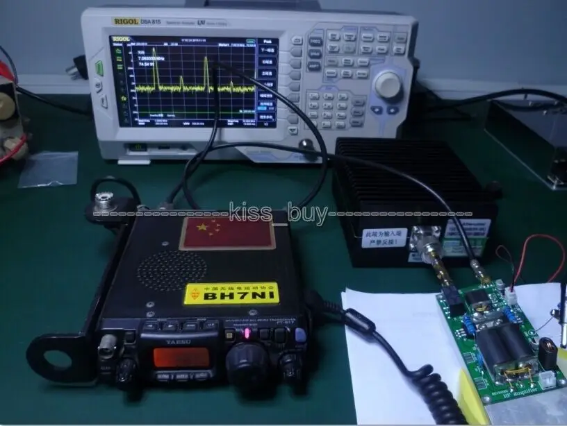 70W SSB HF linear Power Ojačevalnik DIY KOMPLETI Za YAESU FT-817 KX3 SEM CW FM Radio ham NOVA