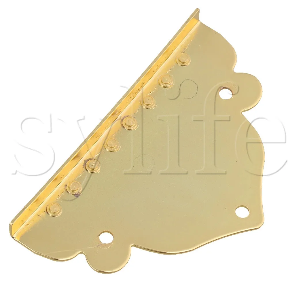 71x42mm Zlati 8 Niz Cinkove Zlitine Mandolin Tailpiece Zamenjava