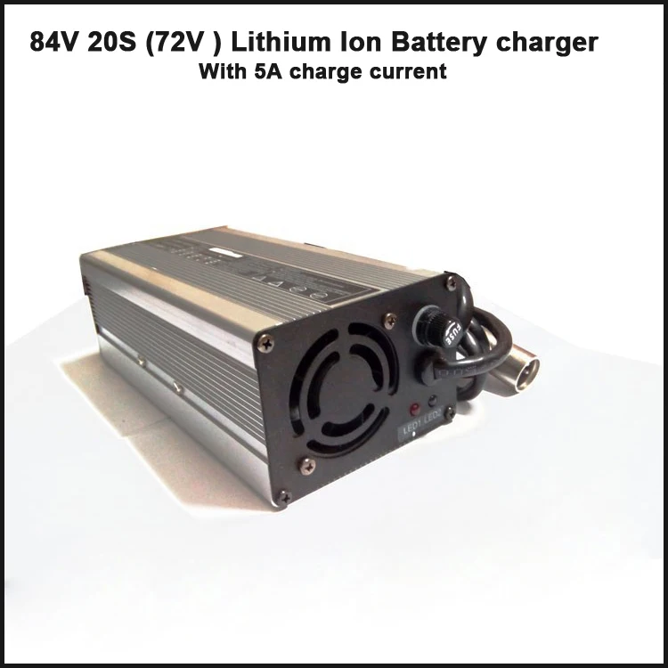 72V 84V električni skuter 20S litij-ionsko baterijo, polnilnik 84V 5A motorno kolo li-ion baterija, polnilnik, tricikel, polnilnik baterije