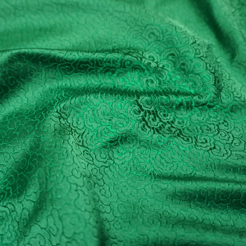 74*100 cm visoko-kakovostni razred zelene lokalne barve ugodno oblaki/moires brocade saten svila tkanine tkanine