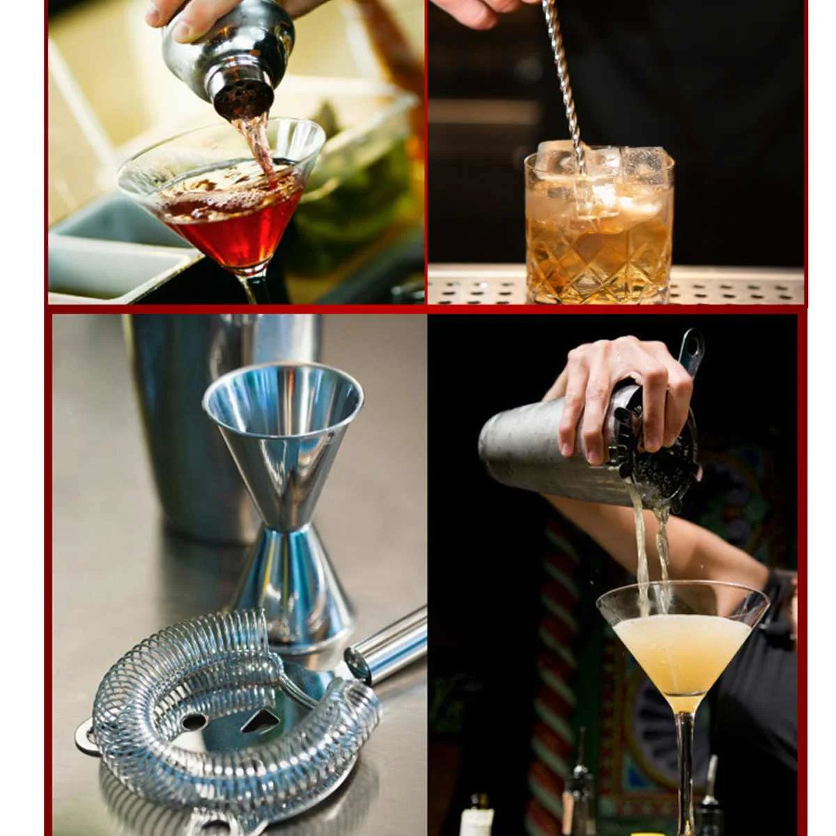 750 ml Shaker Strokovne iz Nerjavečega Jekla Natakar Vinski Pokal Cocktail Mešalnik Martini Cocktail Shaker Bar Set