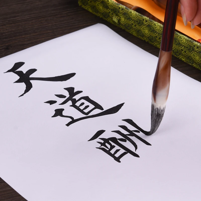 7pcs Caligrafia Kitajski Kaligrafsko Pero, Kamen Jazbec Več Dlake Kitajski Pokrajini Akvarel slika Ščetke Ščetke