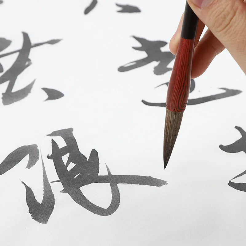 7pcs Tradicionalnih Weasel Lase Kitajska Kaligrafija Slikarske Prakse SM/L Redno Pisanje Skript Krtačo za Začetnike šatulji