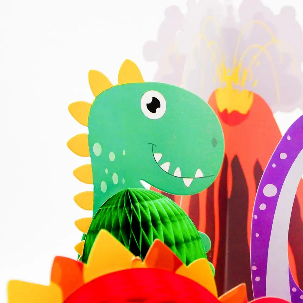 7pcs/veliko DIY 3D Cartoon Dinozaver Satja Knjiga Luč Tabela Centerpiece Za Otroke Rojstni dan Odlikovanja