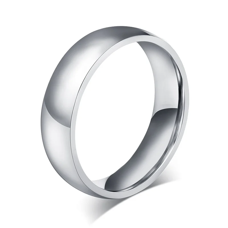 8 mm jeklo moški prstan titana, nakit, poročni prstan za ženske in moške