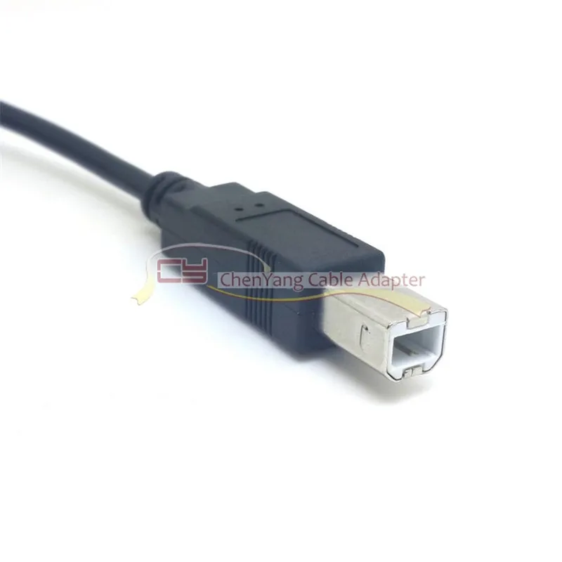 80 cm Dual USB 2.0 Moški Standard B Moški Y Kabel za Tiskalnik & Optičnega & Zunanji Trdi Disk