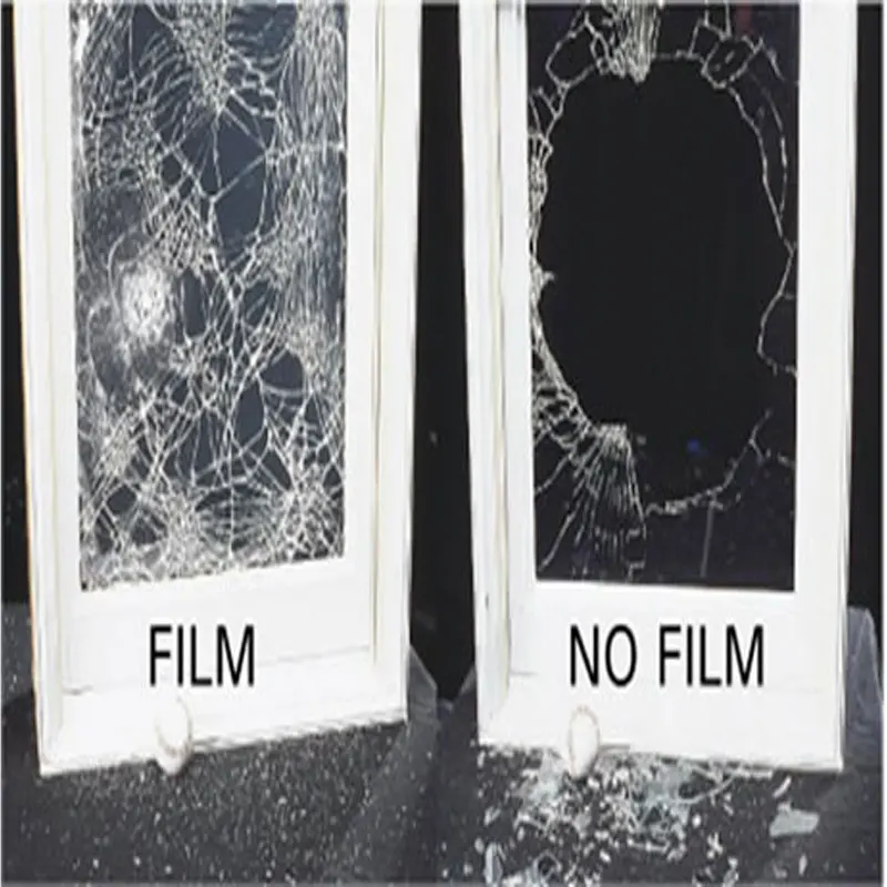 80cmx5m Velikost po Meri za Varnost in Varnost Jasno Okno Film razbila-dokaz za windows stekla javnih mestih 2mil 4mil 8mil