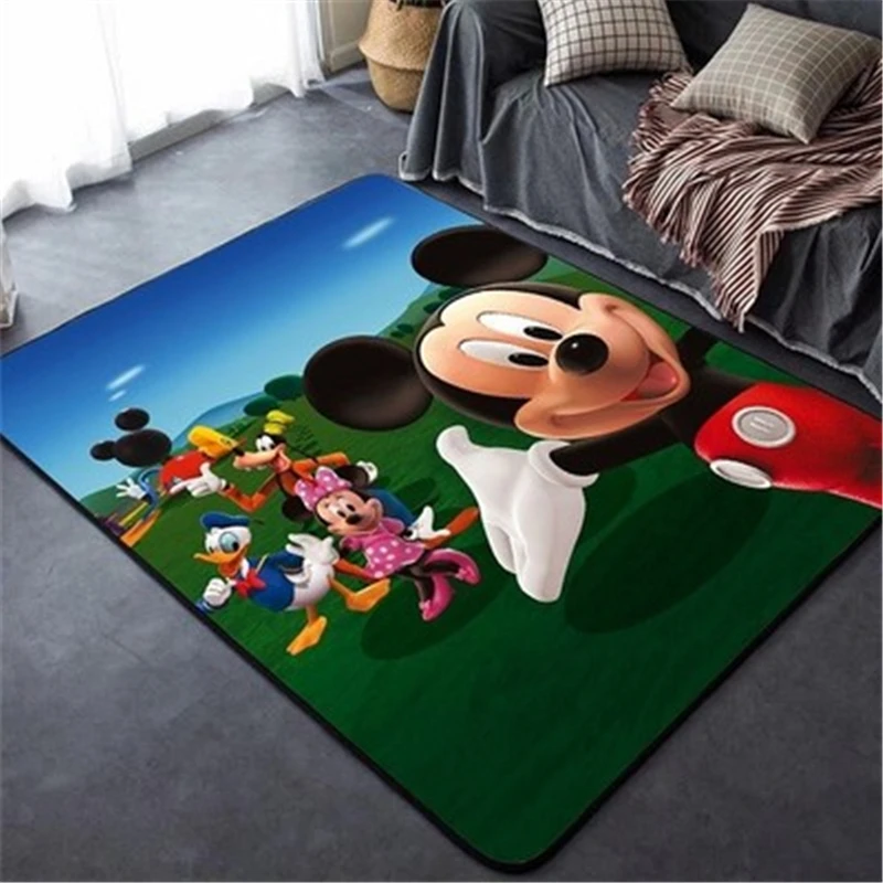 80x160cm Minnie Mickey Mouse Igrajo Mat Vrata Mat Otroci, Fantje, Dekleta, Igre Mat Preprogo Spalnica Zaprtih Mat Igrajo Mat Baby Telovadnici