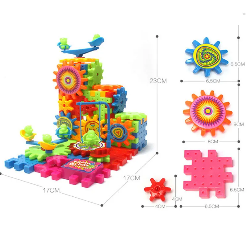 81pcs Kosov Električnega Orodja 3D Puzzle Gradnjo Kompleti Plastičnih Opeke Izobraževalne Igrače Za Otroke, Igrače Za Otroke Božično Darilo