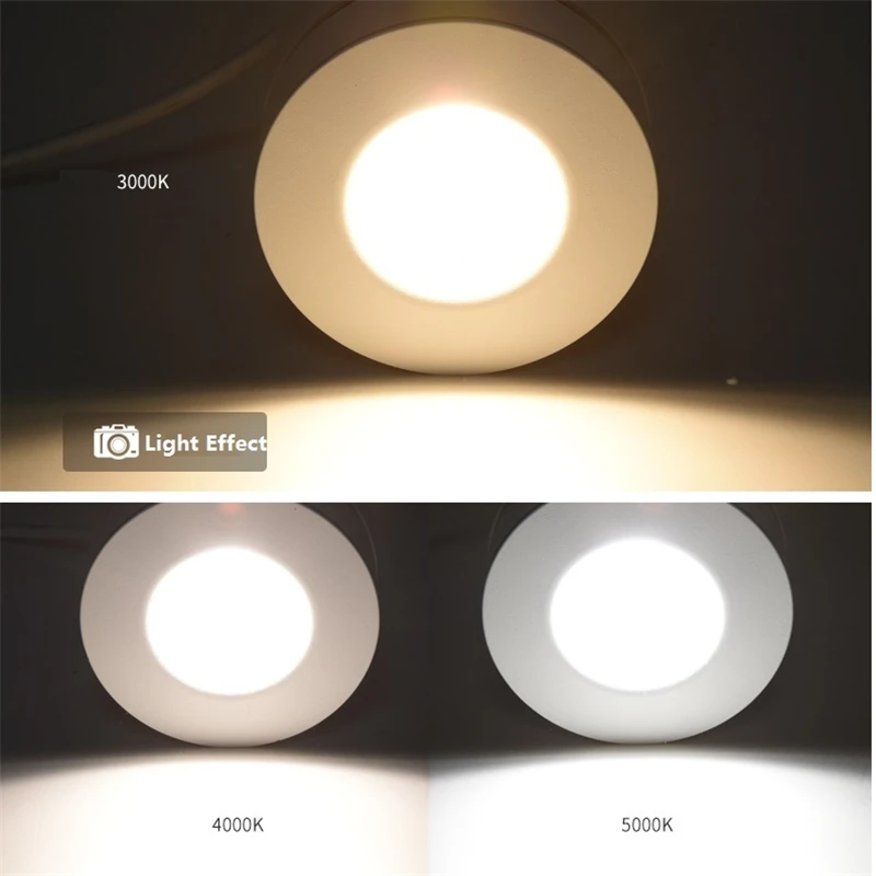 85-265Vac vnos 5W-12W LED površine mavčne plošče vgrajena stropna svetilka,ultra slim Zložljive / vrtljiv Cree COB skladbo light spot