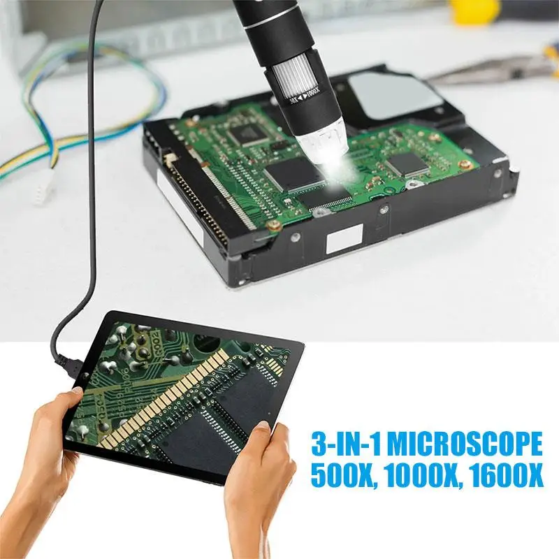 8LED Endoskop v Realnem Času, Video Mobilnih Telefonov Trajne Digitalni Mikroskop, ročni Endoskop Spremljanje Praktični Prenosni