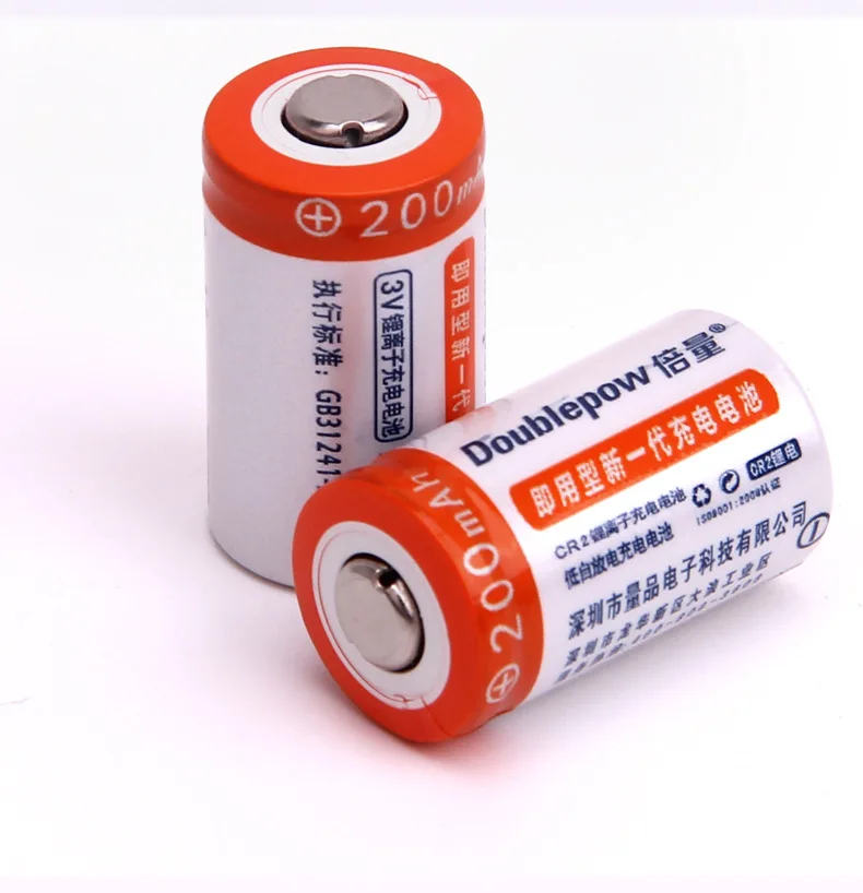 8pcs Original 3V 200mAh CR2 baterija 3V polnilna litijeva baterija + CR2/CR123A univerzalno smart polnilec