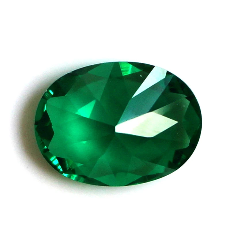 8x10mm ovalne oblike AAA zelena cz & nano gemstone barve cz nano kamen veleprodajno ceno
