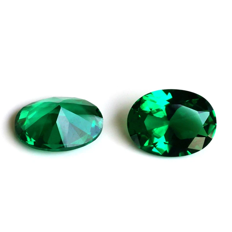 8x10mm ovalne oblike AAA zelena cz & nano gemstone barve cz nano kamen veleprodajno ceno
