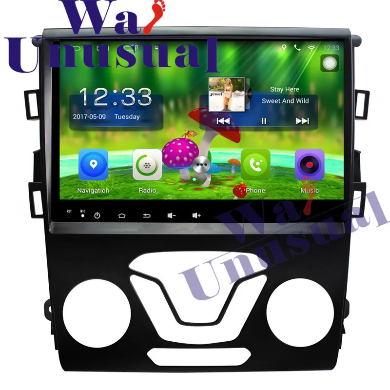 9 Inch Android 6.0 Avto, Video Predvajalnik, Radio Stereo Za Ford Mondeo 2013/Fusion GPS Navigacija s 1024*600 Quad Core16G Zemljevidi