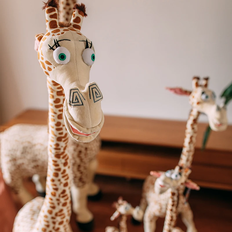 90 cm Polnjene Živali Žirafa Igrače Lutka Madagaskar Melman Igrače Simulacije Žirafa, Igrač, Izdelkov Za Otroke Baby Darila za Rojstni dan