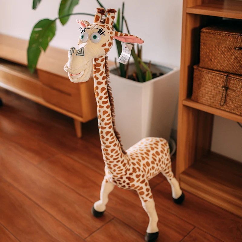 90 cm Polnjene Živali Žirafa Igrače Lutka Madagaskar Melman Igrače Simulacije Žirafa, Igrač, Izdelkov Za Otroke Baby Darila za Rojstni dan
