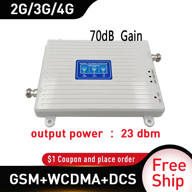 900/1800/2100mhz 4g booster DCS UMTS, LTE GSM 2G 3G 4G Tri-Band Mobilnega Signala Booster GSM mobilnega Repetitorja kabel 4g Ojačevalnik