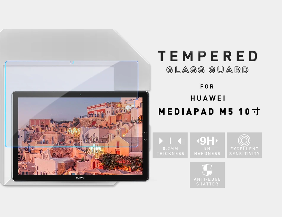 9H Kaljeno Steklo Za Huawei MediaPad M5 10 (Pro) Tableta Screen Protector za MediaPad M5 M6 10 10.8 palčni Zaščitno folijo za Steklo