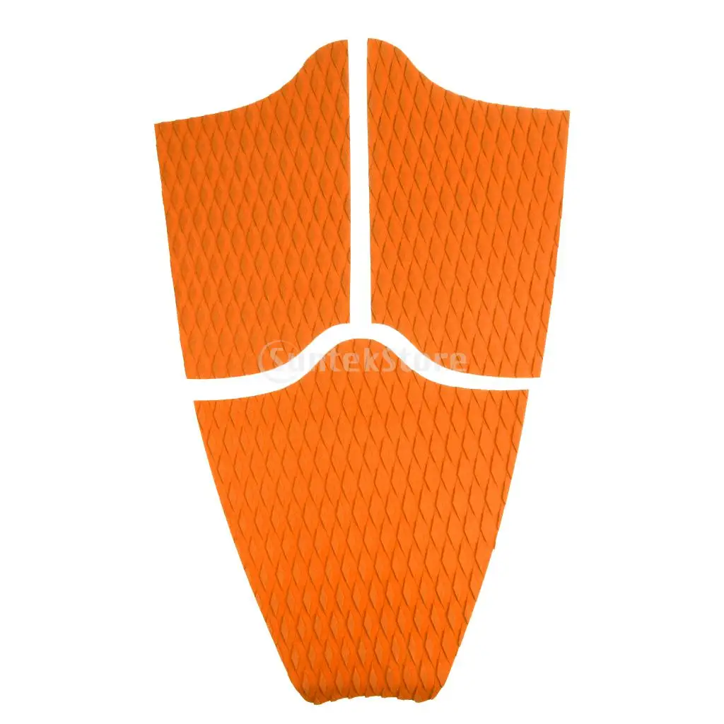 9Pcs Oranžna Diamond Profilirane Non-slip EVA SUP Surf Kite Desko Skimboard Celotno Krovu Oprijem za Vleko Blazine + 4Pcs Rep Blazine