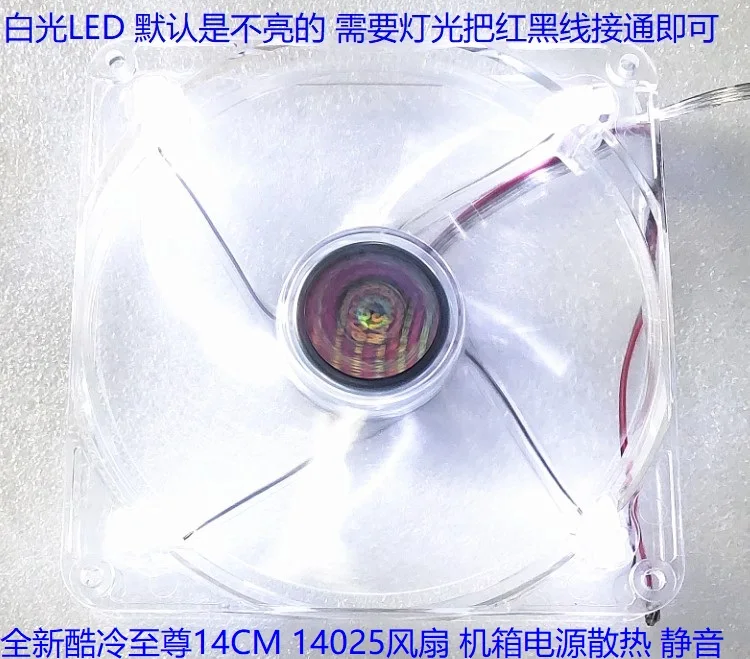 A14025-10CB-bil 3 milijarde usd vreden-F1 DF1402512SEDN Nov 14 cm 14025 Fan Primeru Zmaj Rudarstvo Moč Hlajenja Bele Svetlobe led ventilator