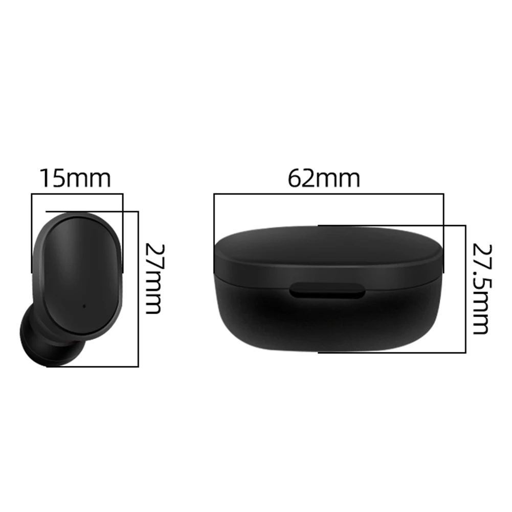 A6S Mini Bluetooth 5.0 Slušalke VS Dvojčka Brezžično Slušalko Bluetooth Uho Kosov Športne Stereo Slušalke z Mikrofonom Samodejno Polnjenje Box