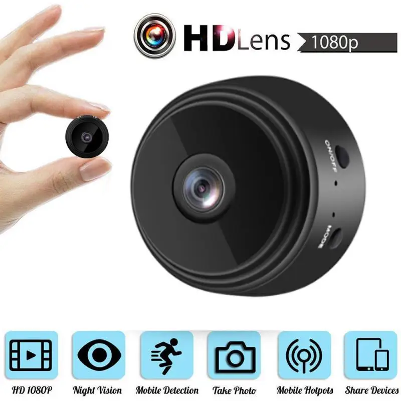 A9 1080P Brezžična 2,4 GHz WiFi, Mini Kamero za Mobilne Aplikacije za Nadzor IP Kamero Home Security Nadzor Night Vision Kamere