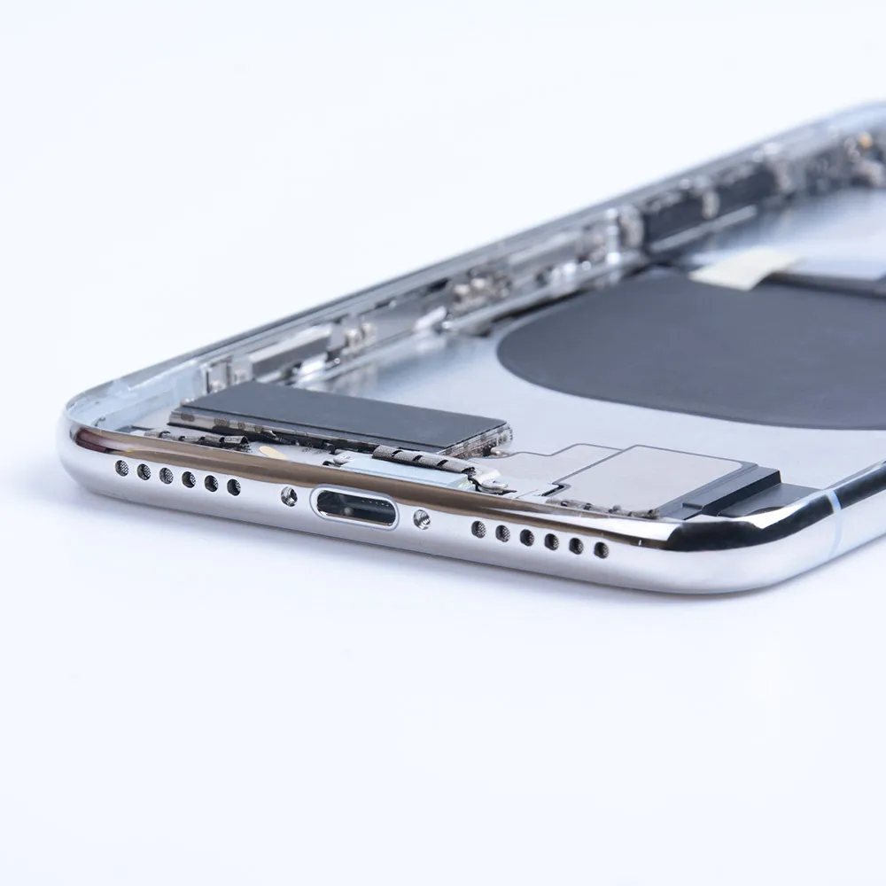 AAA++ OEM Hrbtni Pokrovček Ohišja Za iPhone X XR XS XS Max Srednja Okvir Šasije S Steklenimi Stranskimi Gumbi Pokrovček Baterije Z Brezplačno Darilo