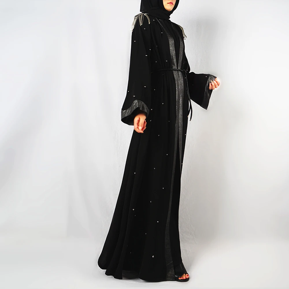 Abaya Dubaj Kimono jopico Turčija Hidžab Muslimansko Obleko Caftan tam kaftan Islam Oblačila Abayas Za Ženske Haljo Musulman De Način
