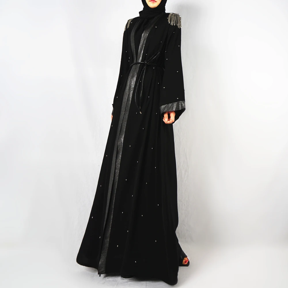 Abaya Dubaj Kimono jopico Turčija Hidžab Muslimansko Obleko Caftan tam kaftan Islam Oblačila Abayas Za Ženske Haljo Musulman De Način