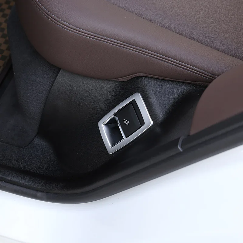 ABS Chrome Avto Druga Vrsta Sedežev Prilagoditev Okvir Za BMW X3 2018 Avto Dodatki 2pcs