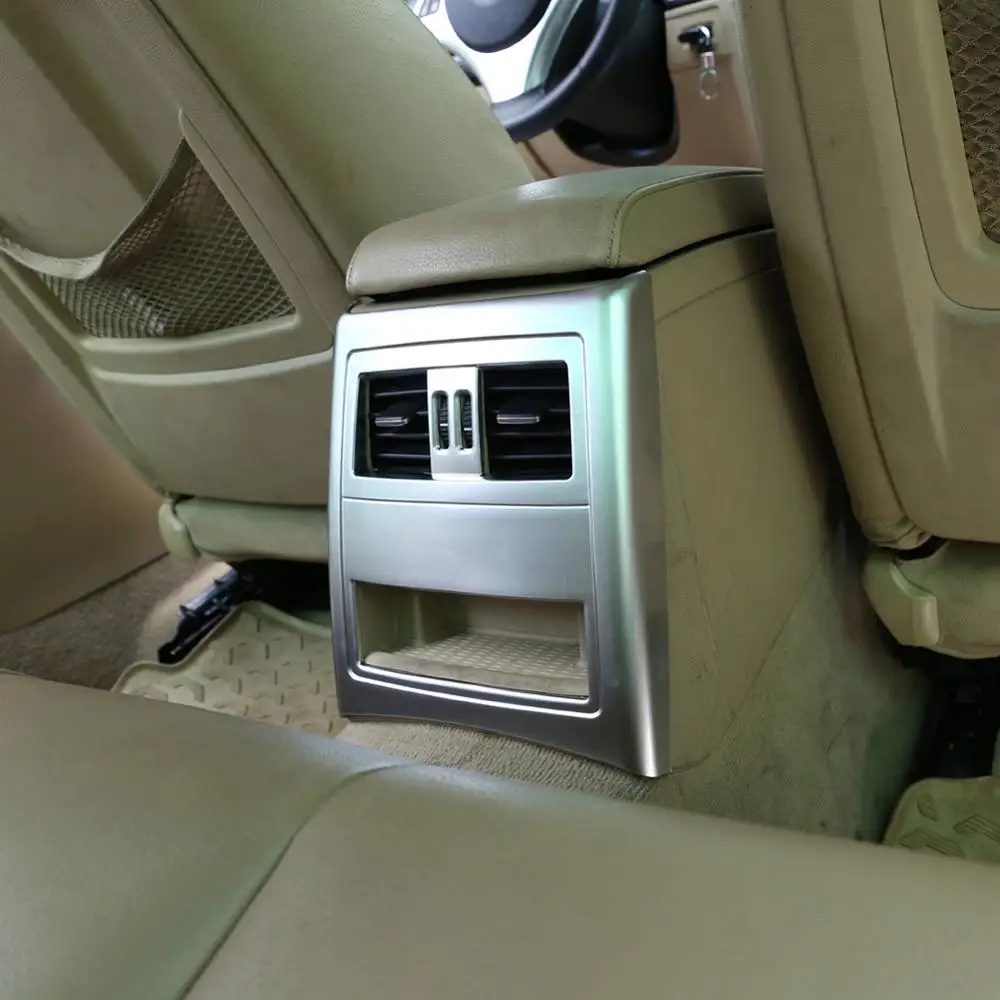 ABS Chrome Avto Notranje Nalepke so Primerni za E90 Serije 3 2005-2012 Notranje Vzvratno klimatska Naprava Vent Okvir Trim Dodatki