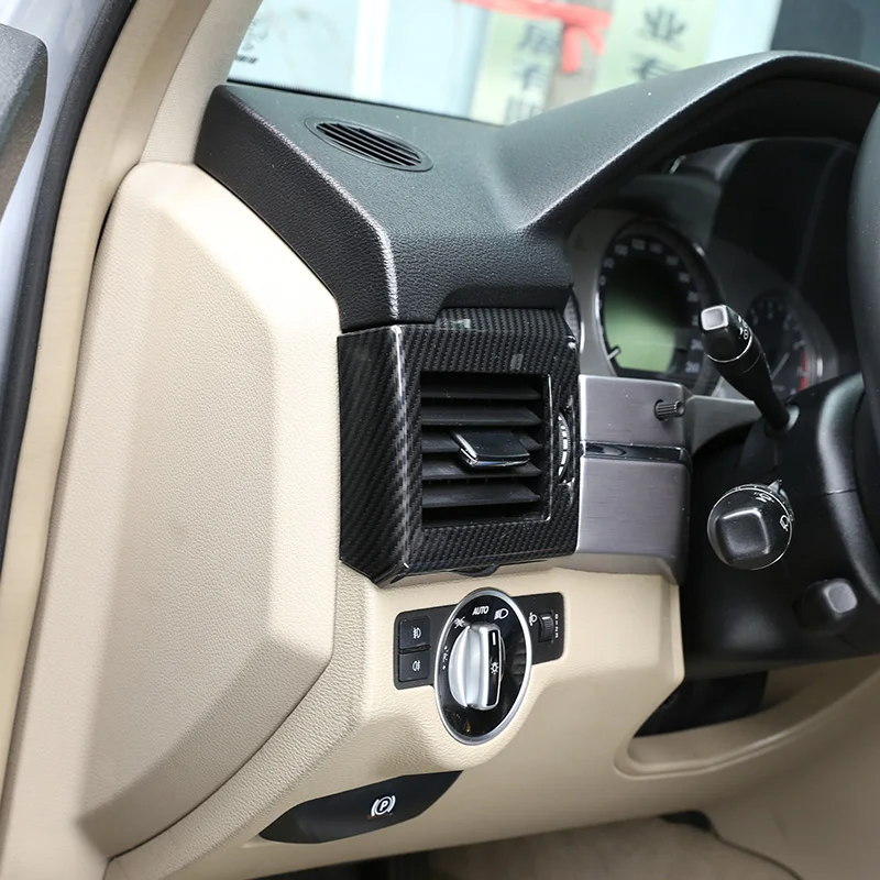 ABS Chrome Ogljikovih Vlaken Avto Strani klimatska Naprava Izhodni Prezračevalni Okvir Pribor Za Mercedes benz Razreda GLK X204 2008-2012