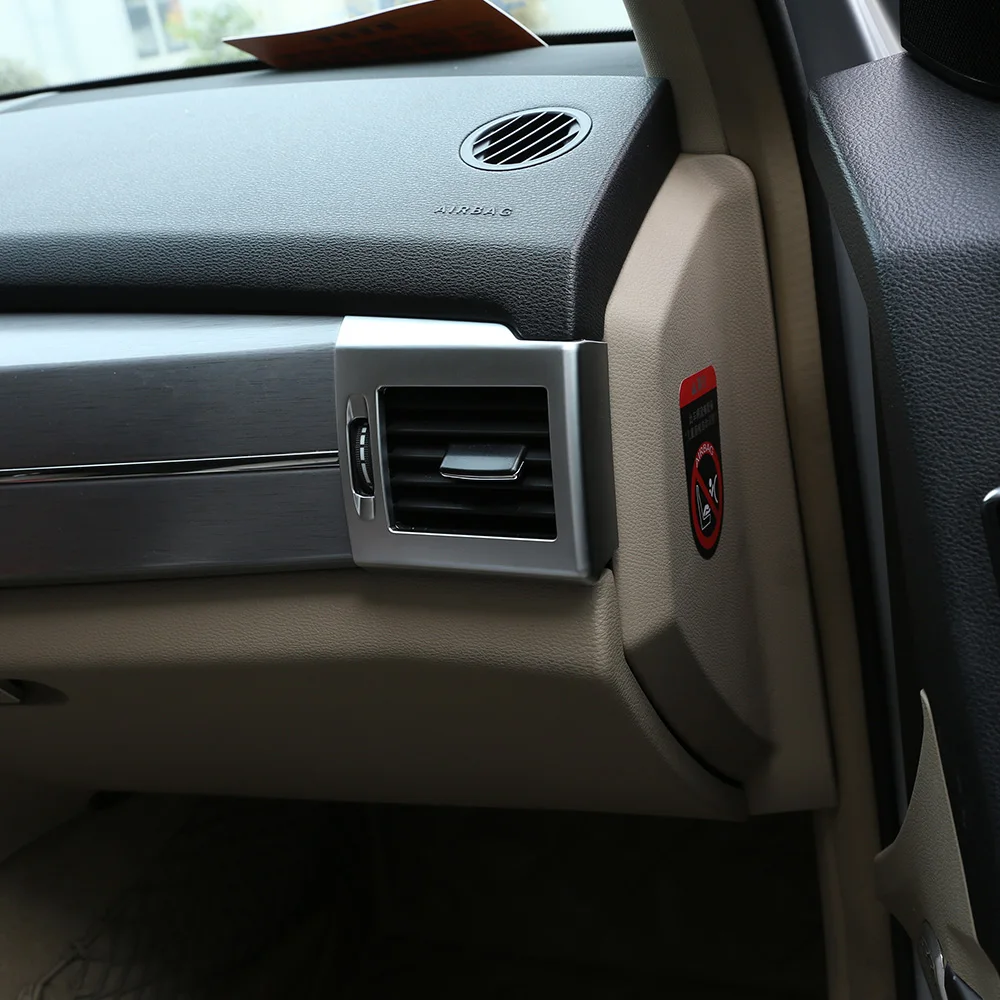 ABS Chrome Ogljikovih Vlaken Avto Strani klimatska Naprava Izhodni Prezračevalni Okvir Pribor Za Mercedes benz Razreda GLK X204 2008-2012