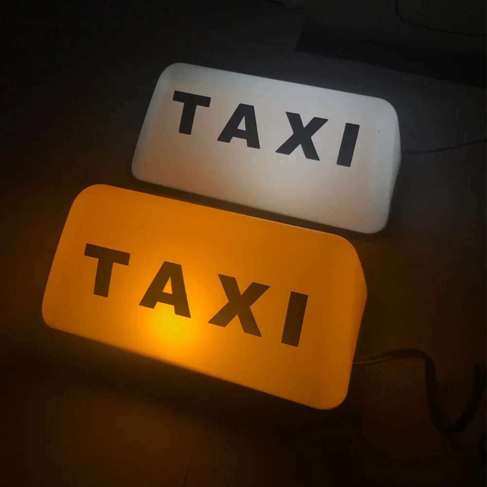 ABS Univerzalno 12V Nepremočljiva Kazalnik Streho Prijavite Led Taxi Vrh Svetlobe Cab Signalna luč Dodatki Avto Svetle COB