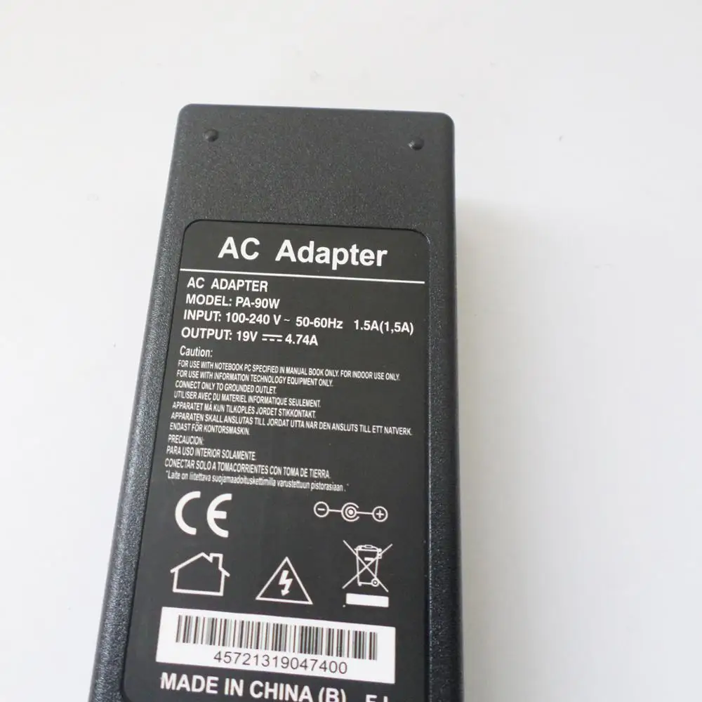 AC Polnilec za Baterije Za Acer Aspire X AXC-704G Mini Stolp Namizje V3-571G E5-572 E5-572G 5755G Napajalni Kabel 19V4.74A