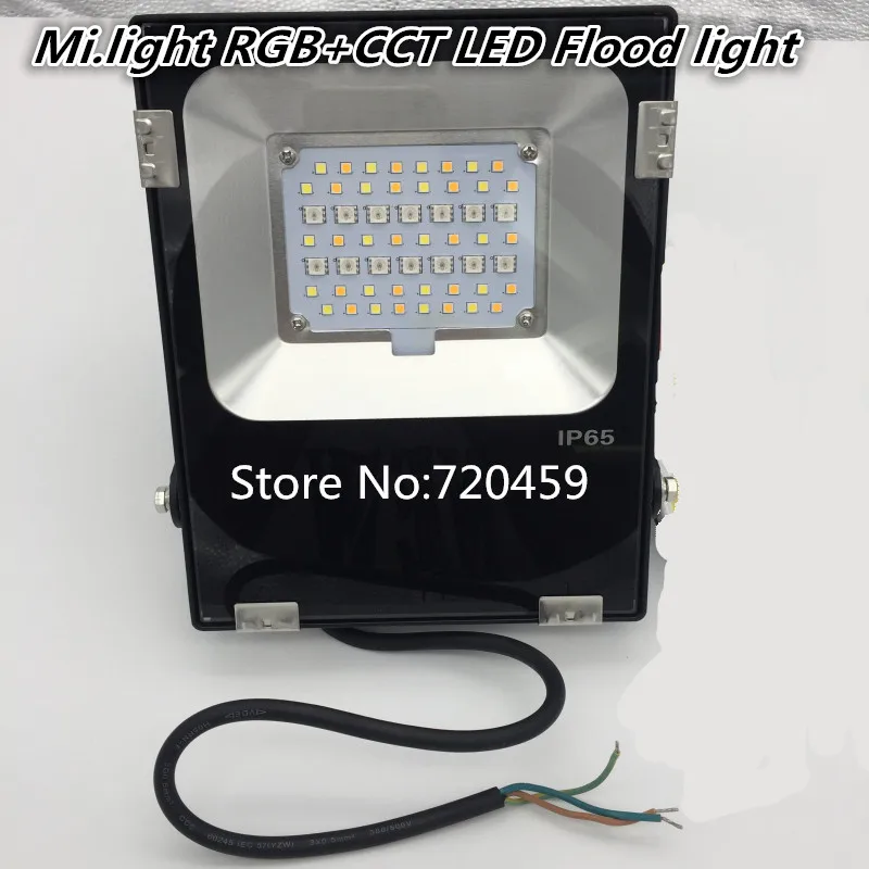 AC86-265V Milight 10 W/20 W/30W/50 W RGB+SCT LED Poplav svetlobe IP65 Vodotesen LED Poplav Svetlobe Zunanja Razsvetljava LED drevo svetlobe vrt