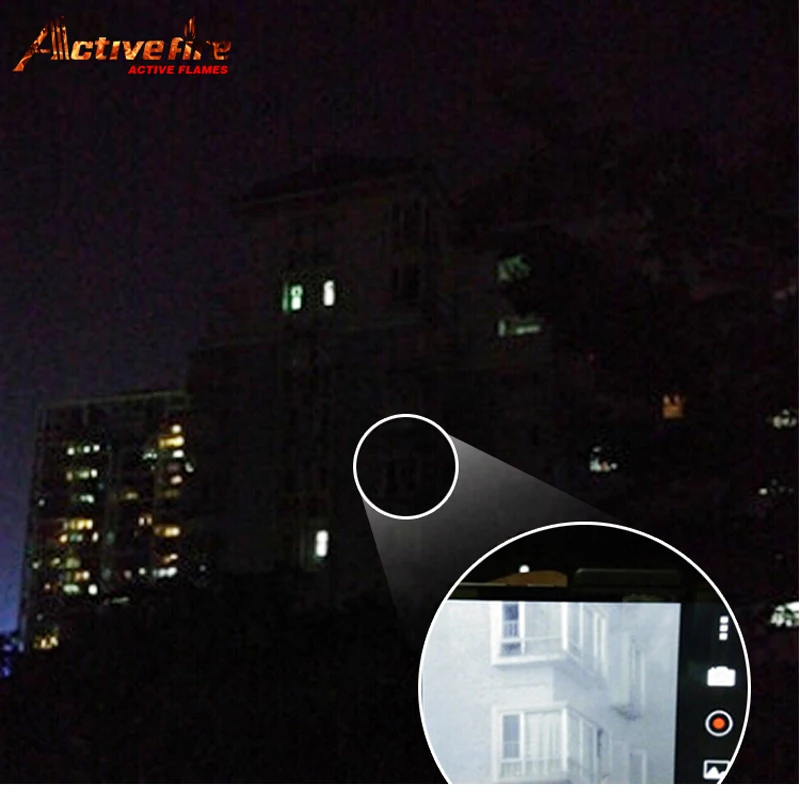 Activefire 5W 850NM IR LED Svetilka LED Nočno Vizijo Baklo 38 mm objektiv Infrardečo Svetlobo Nastavljiv Zoomable Baklo za Lov