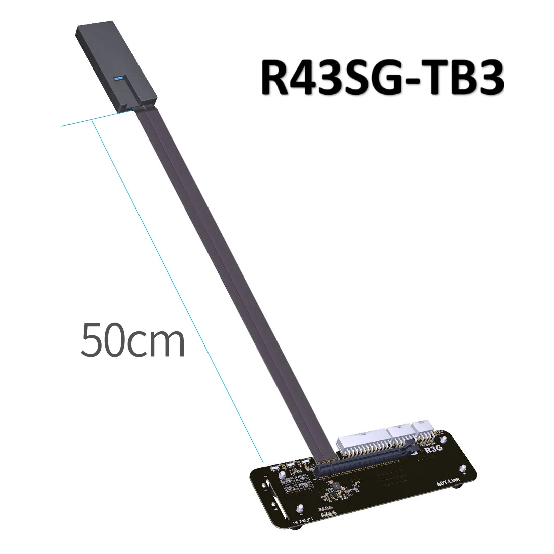 ADT-Link R43SG-TB3 PCIe x16, PCI-e x16, da TB3 Podaljšek PCI-Express Kabli eGPU Adapter