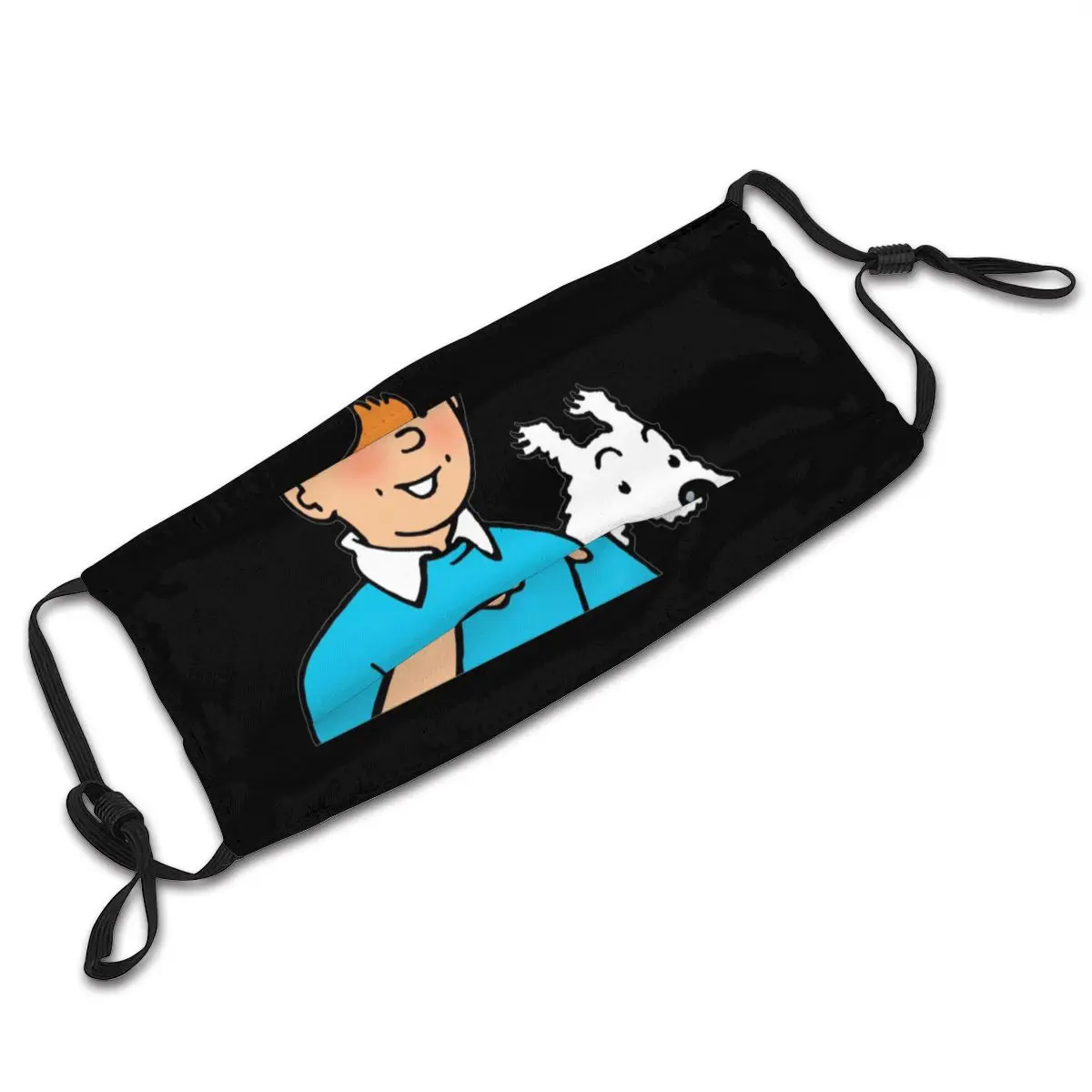 Adventures Of Tintin In Zasnežene Novost Maska S Filtri