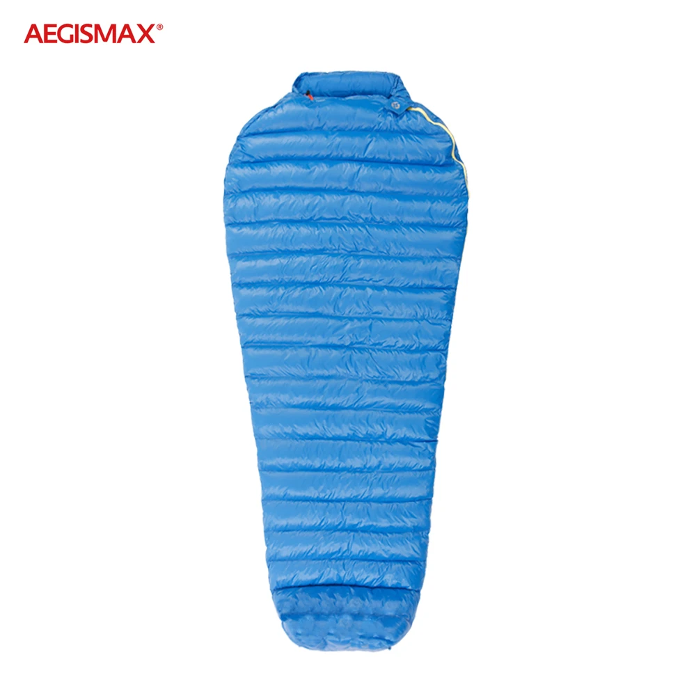 AEGISMAX M2 Ultralahkih 800FP 95% Gosje Navzdol Spalna Vreča Kampiranje Mumija Tip Preplete Prostem Pohodništvo 36℉~45℉ Toplo Windproof