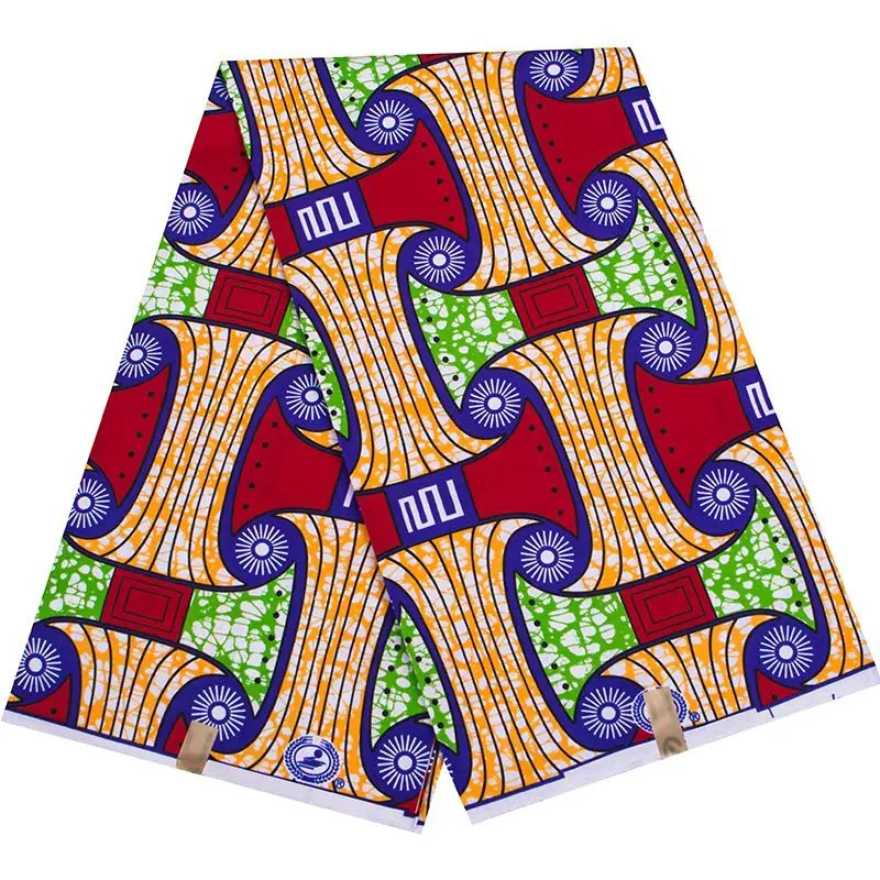 Afriške Ankara Natisne Batik Tkanine Mozaik Loincloth Pravi Vosek Tissu Poliester Šivalni Material za Afriko Stranka Obleko