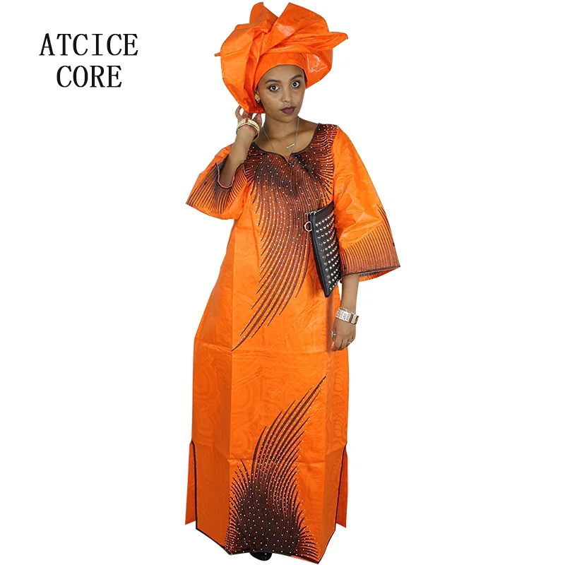 Afriške obleke za ženske bazin riche vezenje design dolgo obleko LA098
