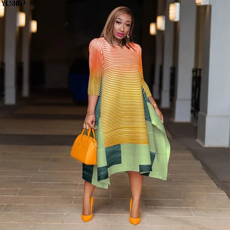Afriške Ohlapne Obleke Za Ženske Do Leta 2020 Plus Velikost Afriki Obleko Afriška Oblačila Trak Tiskanja Dashiki Obleko Ankara Afriki Oblačila